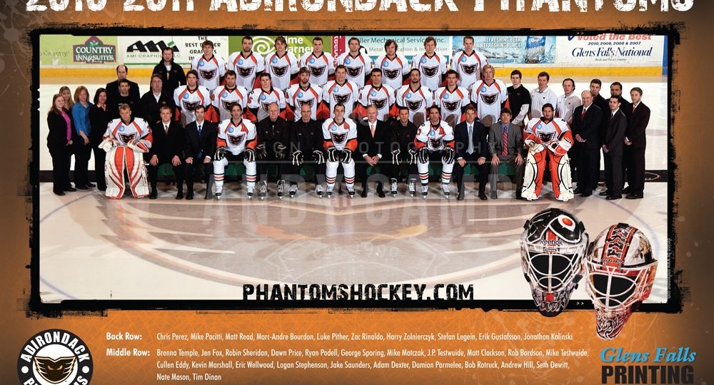 Adirondack Phantoms 2010-11 team photo poster