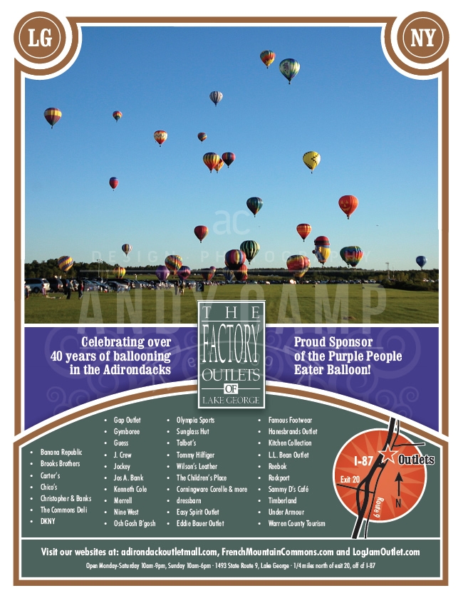 Outlet Center Balloon Festival Ad