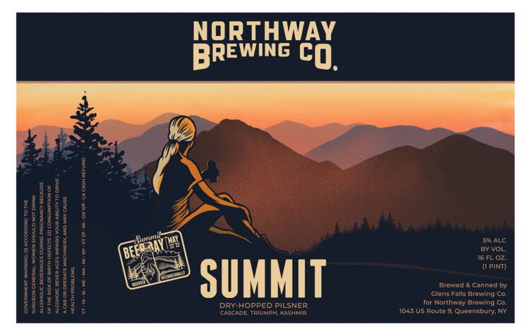 2022 Summit Beer Day Beer Can Label Design