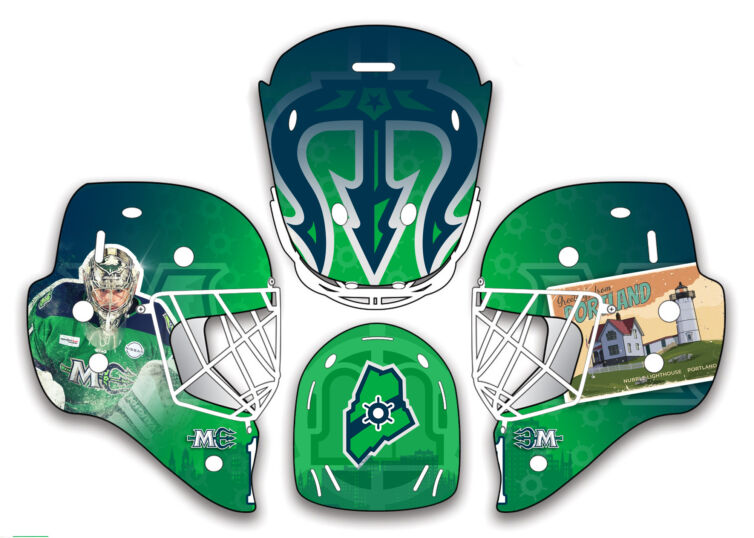 Maine Goalie Mask design V2